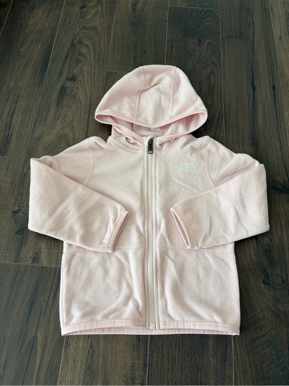 The North Face Light Pink Kids' Hooded Fleece Jacket